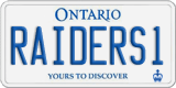 Ontario, Vanity Plates