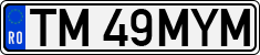 License plate of Romania, Regular plates