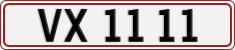 License plate of Denmark, Regular plates