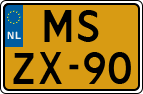 License plate of the Netherlands, Motorcycles