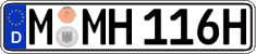 German license plate, Plates for oldtimers (type 