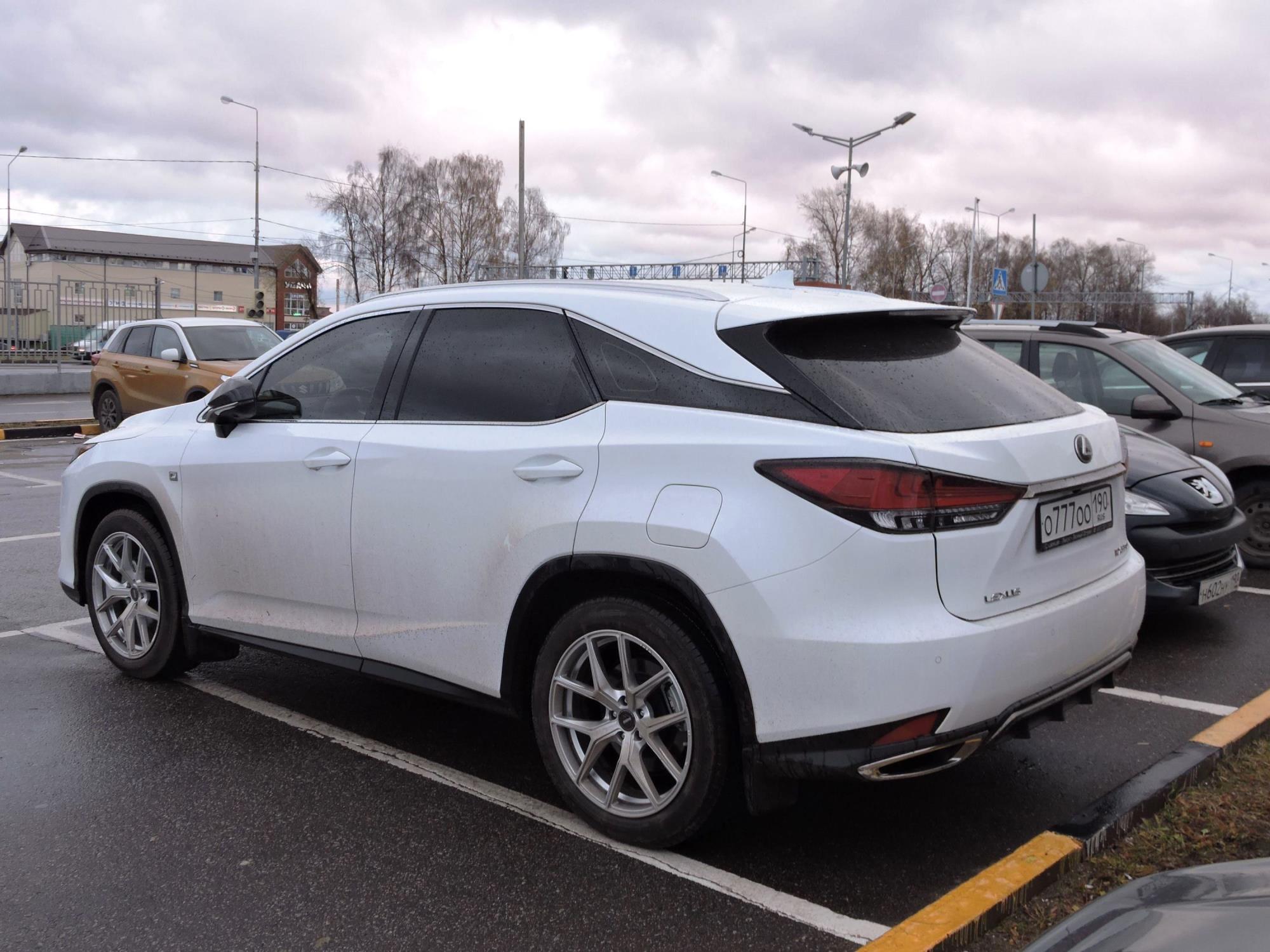 о 777 оо 190, Lexus RX 4th gen (AL20), facelift, 2019–2022