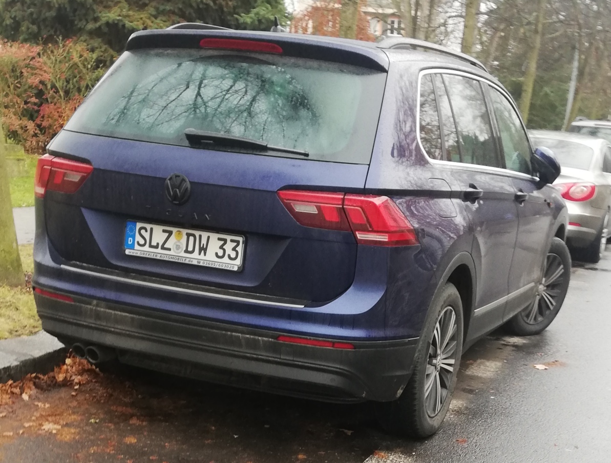 SLZ DW 33, Volkswagen Tiguan 2nd gen (AD/AX/Allspace/L), 2016–2021