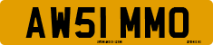 License plate of the United Kingdom, 2001 year system