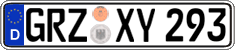 German license plate, Regular plates