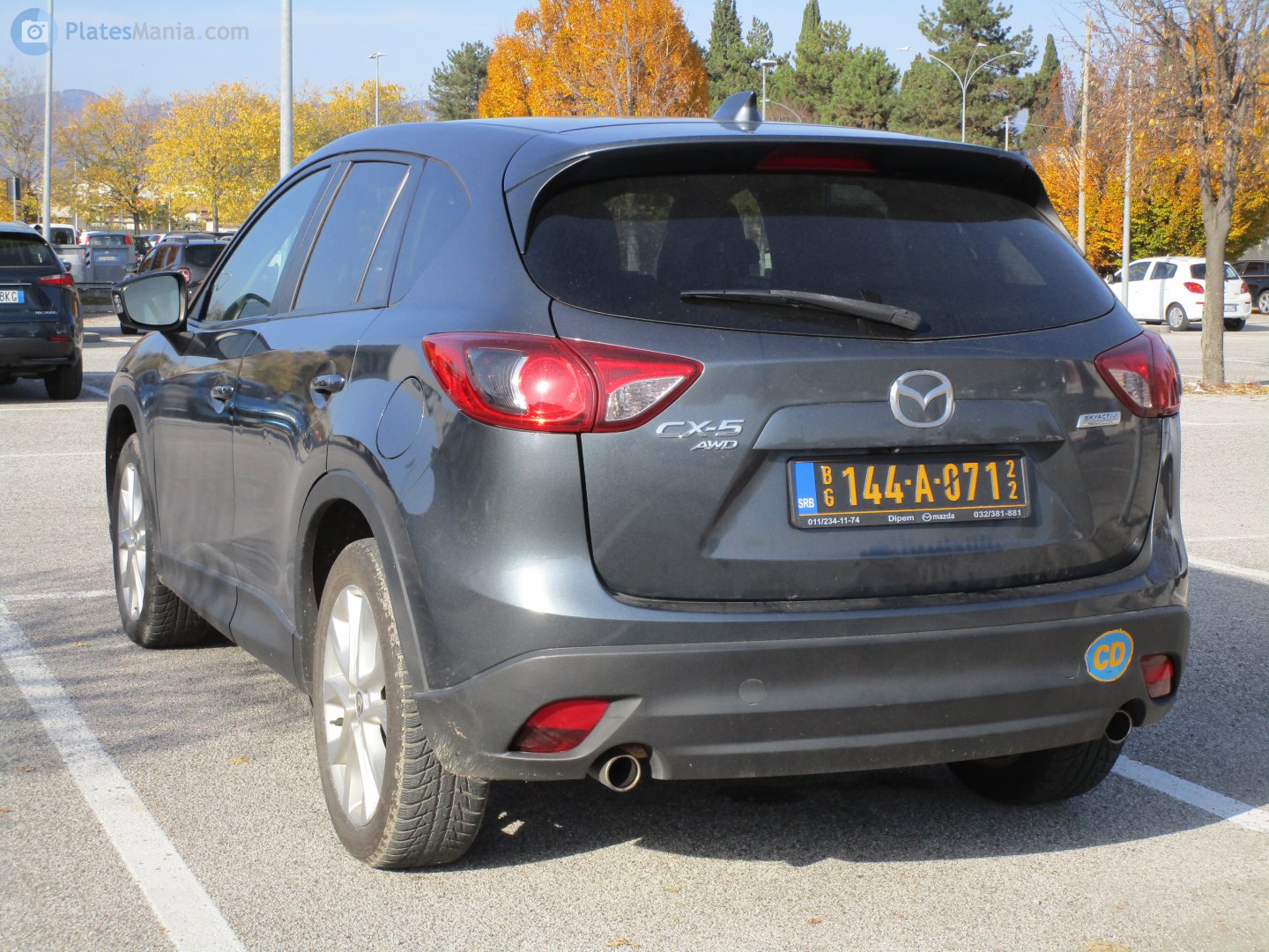 BG 144-A-071, Mazda CX-5 1st gen (KE), 2012–2017