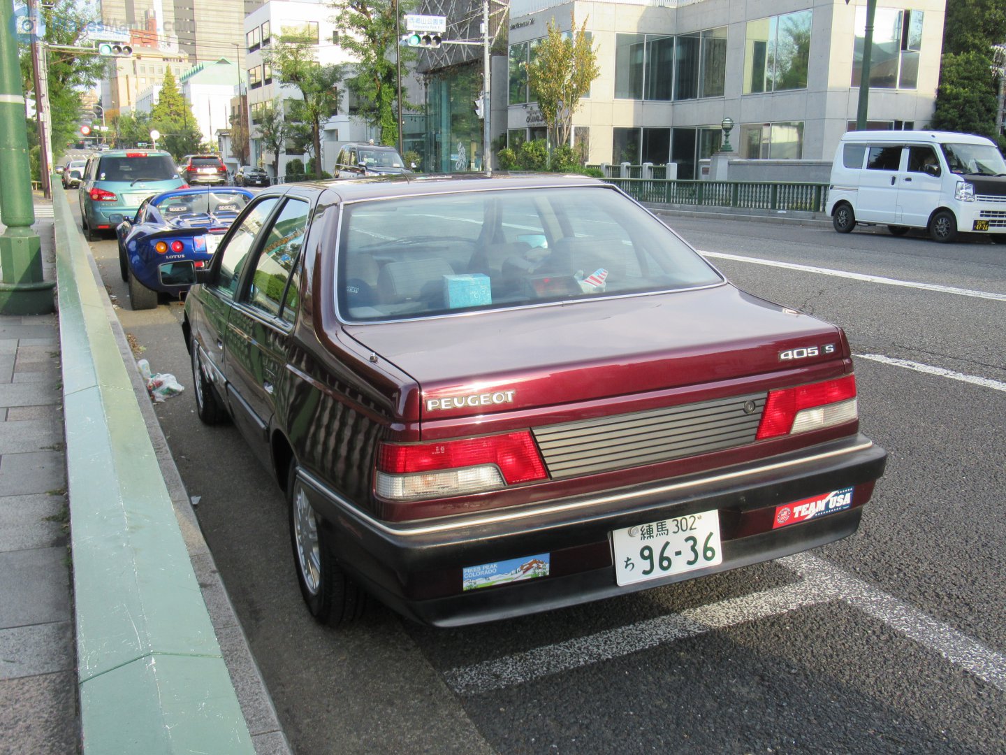 練馬 302 ち 9636, Peugeot 405 1st gen Sedan (D6/D7), 1987–1996 (2019– for AZ-market)
