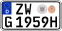 German license plate, Plates for oldtimers (type 