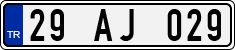 License plate of Turkey, Regular plates