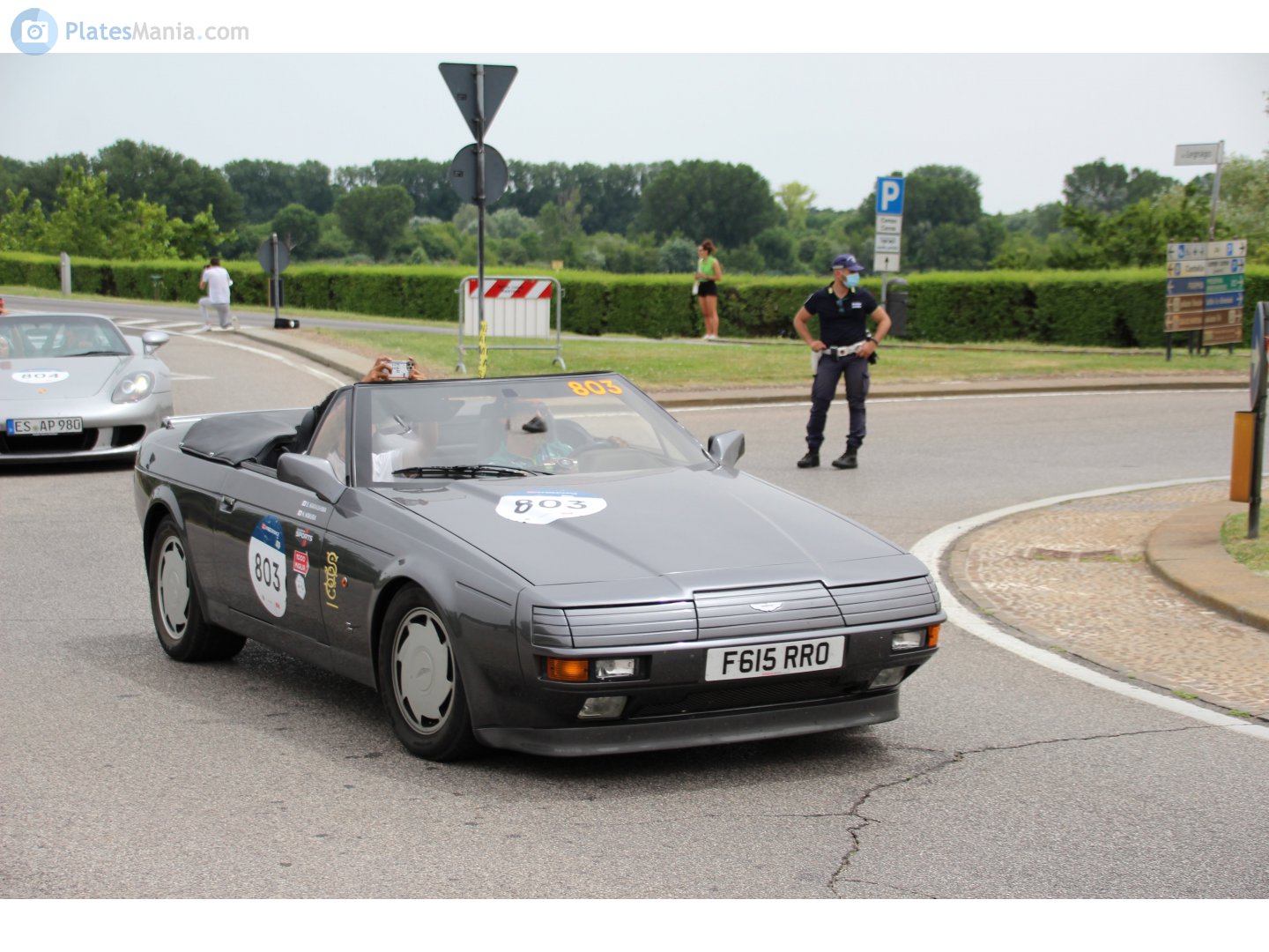 F615RRO, Aston Martin V8 Volante Zagato 