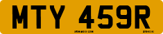 License plate of the United Kingdom, 1963 year system