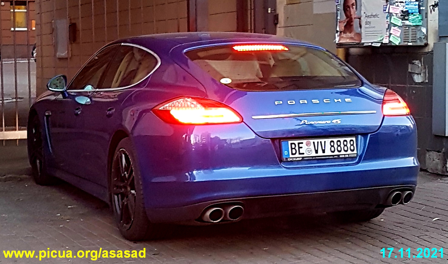 BE VV 8888, Porsche Panamera 1st gen (970), 2009–2013