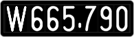 License plate of Austria, 1947 year system