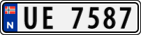 License plate of Norway, Trailers, motorcycles, special vehicles