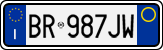 License plate of Italy, Cars (1994 year series)