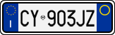 License plate of Italy, Cars (1994 year series)