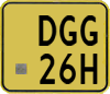 License plate of the Netherlands, Mopeds