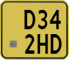 License plate of the Netherlands, Scooters