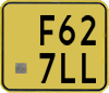 License plate of the Netherlands, Mopeds
