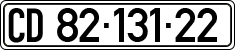 License plate of Israel, Diplomatic