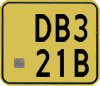 License plate of the Netherlands, Mopeds