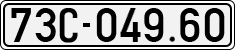 License plate of Vietnam, Cars