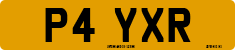License plate of the United Kingdom, 1983 year system