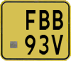 License plate of the Netherlands, Mopeds