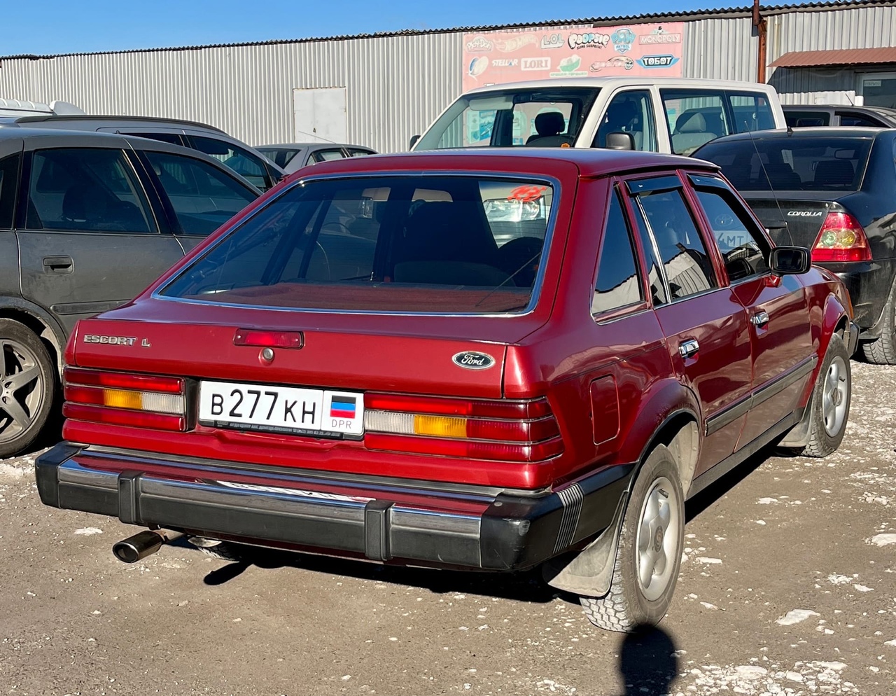 в 277 кн, Ford Escort 3rd gen 5-door Hatch (58; NA-market), 1980–1985