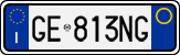 License plate of Italy, Cars (1994 year series)