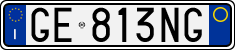 License plate of Italy, Cars (1994 year series)