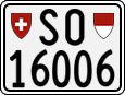 License plate of Switzerland, Motorcycles