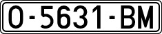 License plates of Spain, 1971 year series