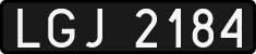 License plates of Poland, 1976 year system