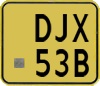 License plate of the Netherlands, Mopeds