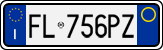 License plate of Italy, Cars (1994 year series)