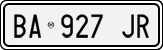 License plate of Italy, Cars (1994 year series)