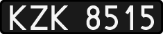 License plates of Poland, 1976 year system
