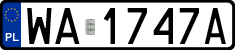 License plates of Poland, Regular car plates