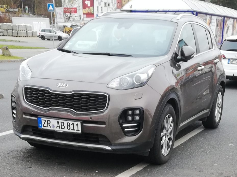 ZR AB 811, Kia Sportage 4th gen (QL), 2015–2018 (–2019 for NA-market)