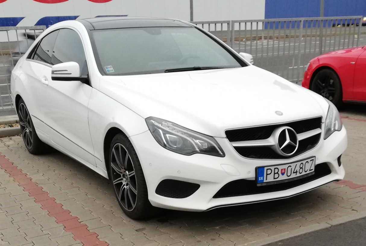 PB-048CZ, Mercedes-Benz E-Klasse 4th gen Coupé (C207), facelift, 2013–2016
