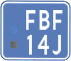 License plate of the Netherlands, Mopeds