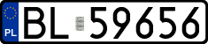 License plates of Poland, Regular car plates