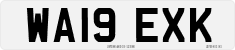 License plate of the United Kingdom, 2001 year system