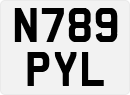 License plate of the United Kingdom, 1983 year system
