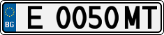 License plate of Bulgaria, Cars