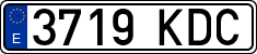 License plates of Spain, Ordinary (2000)