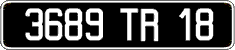 French license plate, FNI