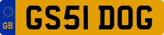 License plate of the United Kingdom, 2001 year system