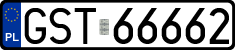 License plates of Poland, Regular car plates